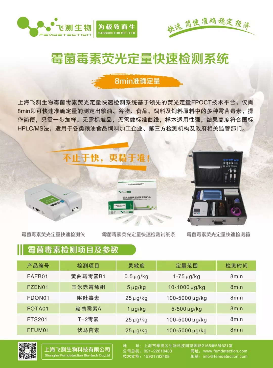 霉菌毒素熒光定量快速檢測系統