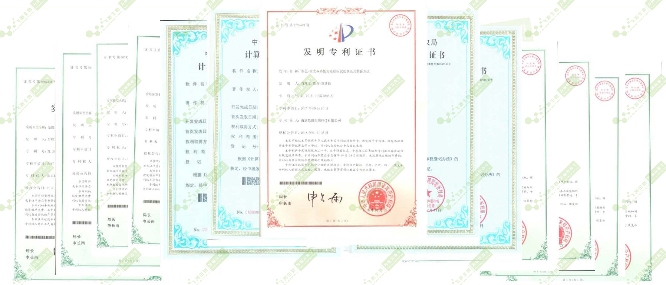 申請專(zhuān)利及軟著(zhù)19項